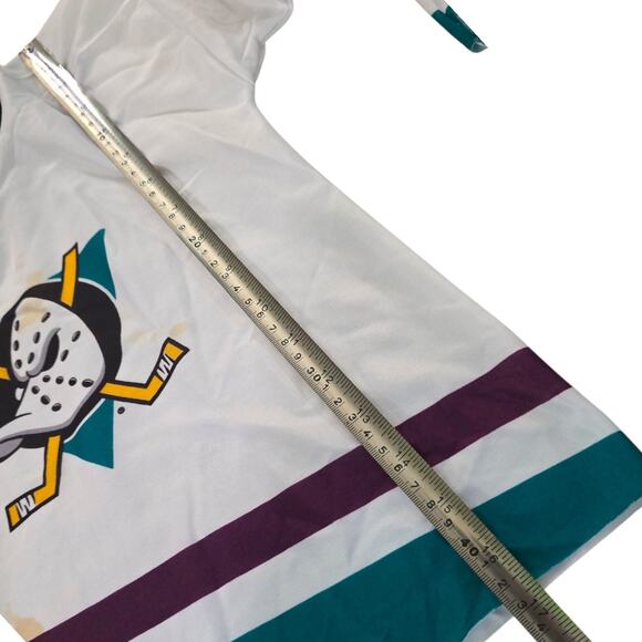 Vintage Disney Mighty Ducks Kids Halloween Costume SZ 4-6 Disguise Inc hockey - Picture 7 of 14